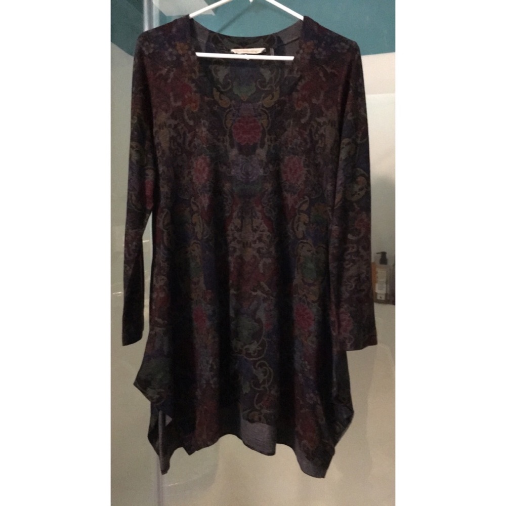 Floral Asymmetrical Tunic